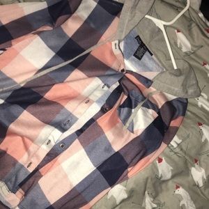 flannel hoodie